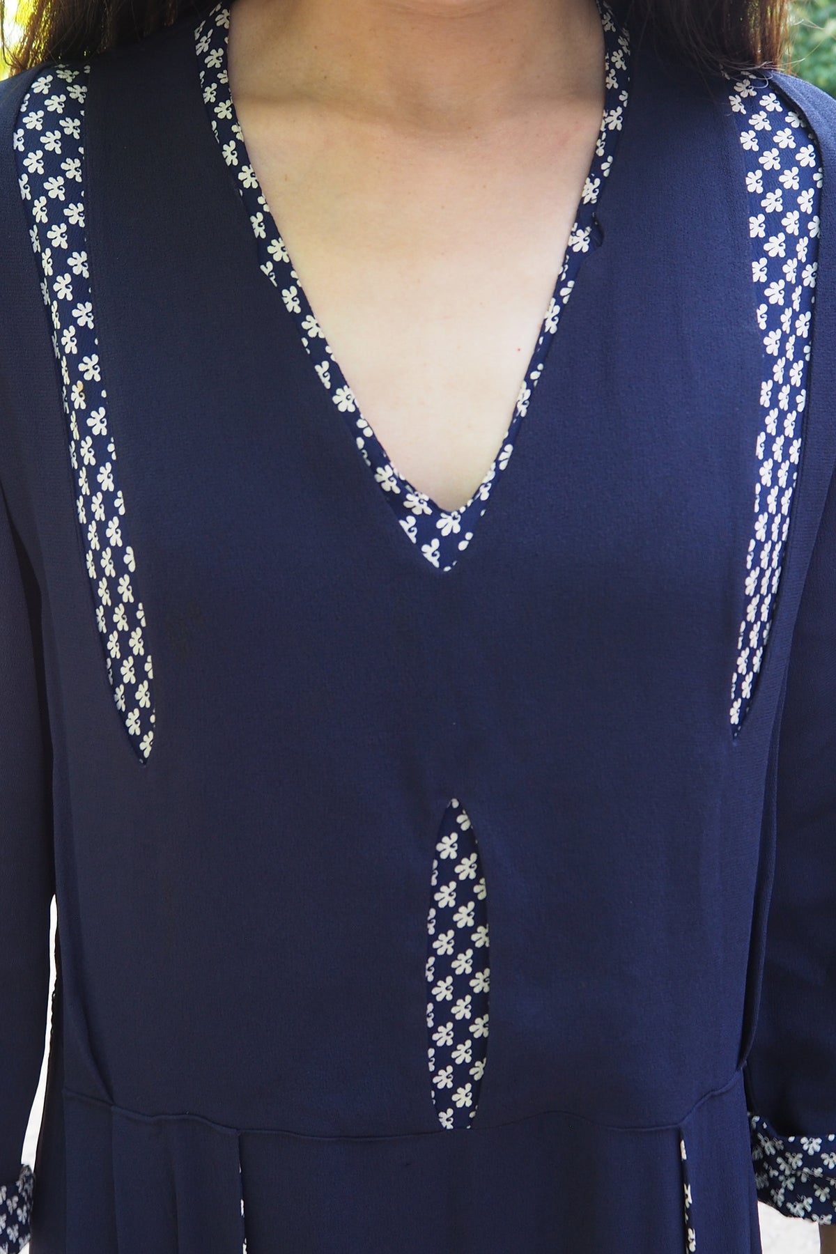 40's CC41 Broad lanks Dress Navy
