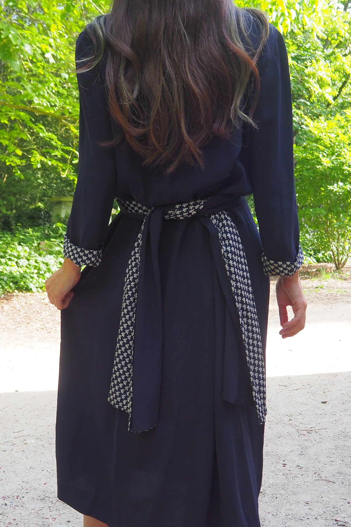 40's CC41 Broad lanks Dress Navy
