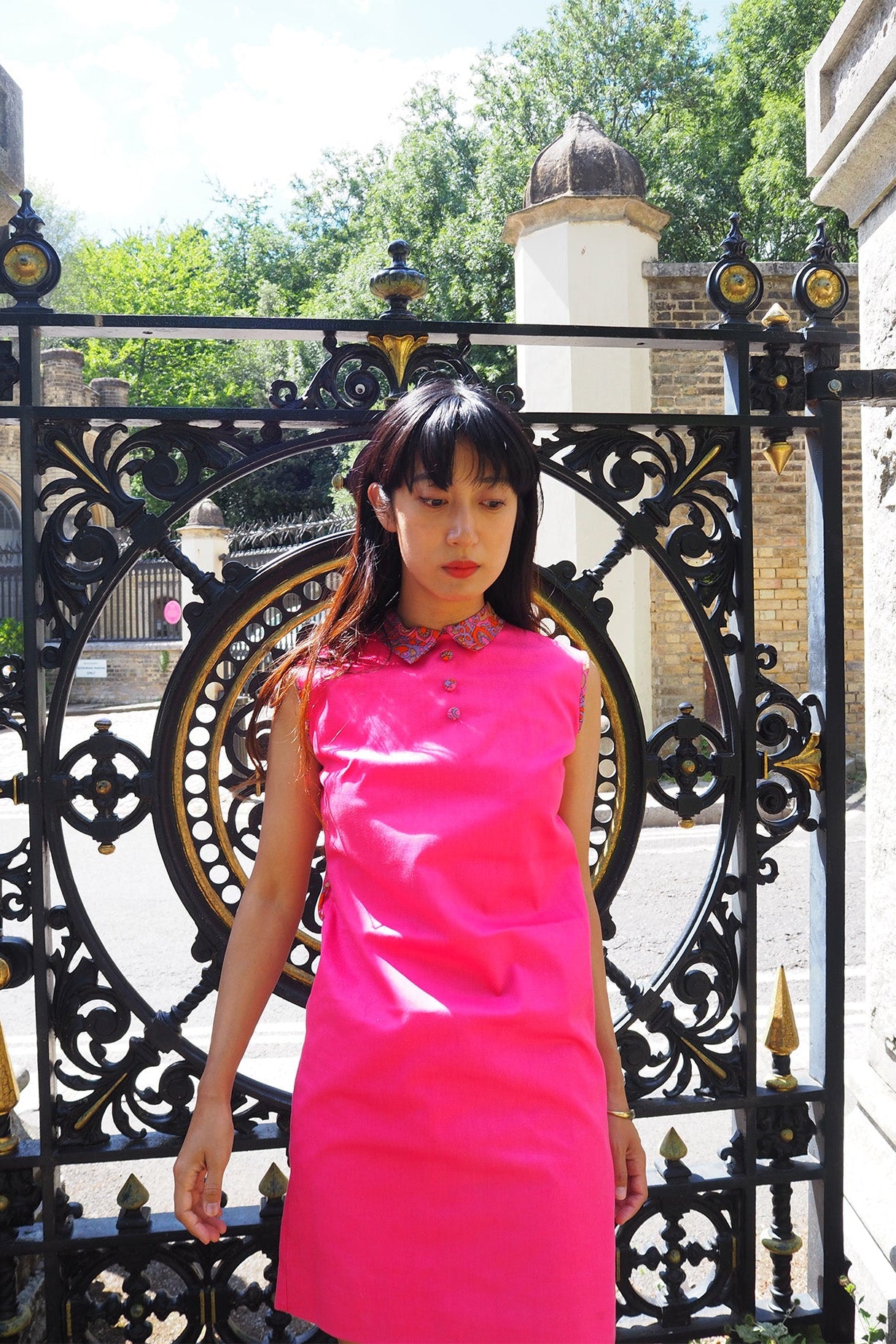 60's Pink Mini Dress London Vintage | Swinging Sixties Box Silhouette