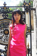 60's Pink Mini Dress London Vintage | Swinging Sixties Box Silhouette