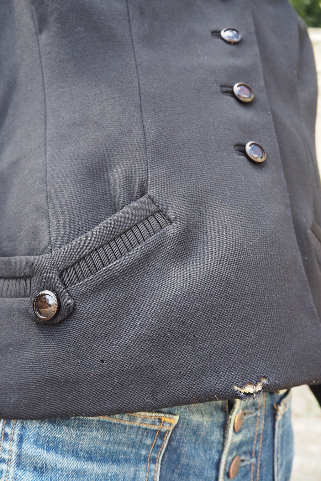 50's European Jacket London Vintage | Equestrian Style Short Blazer