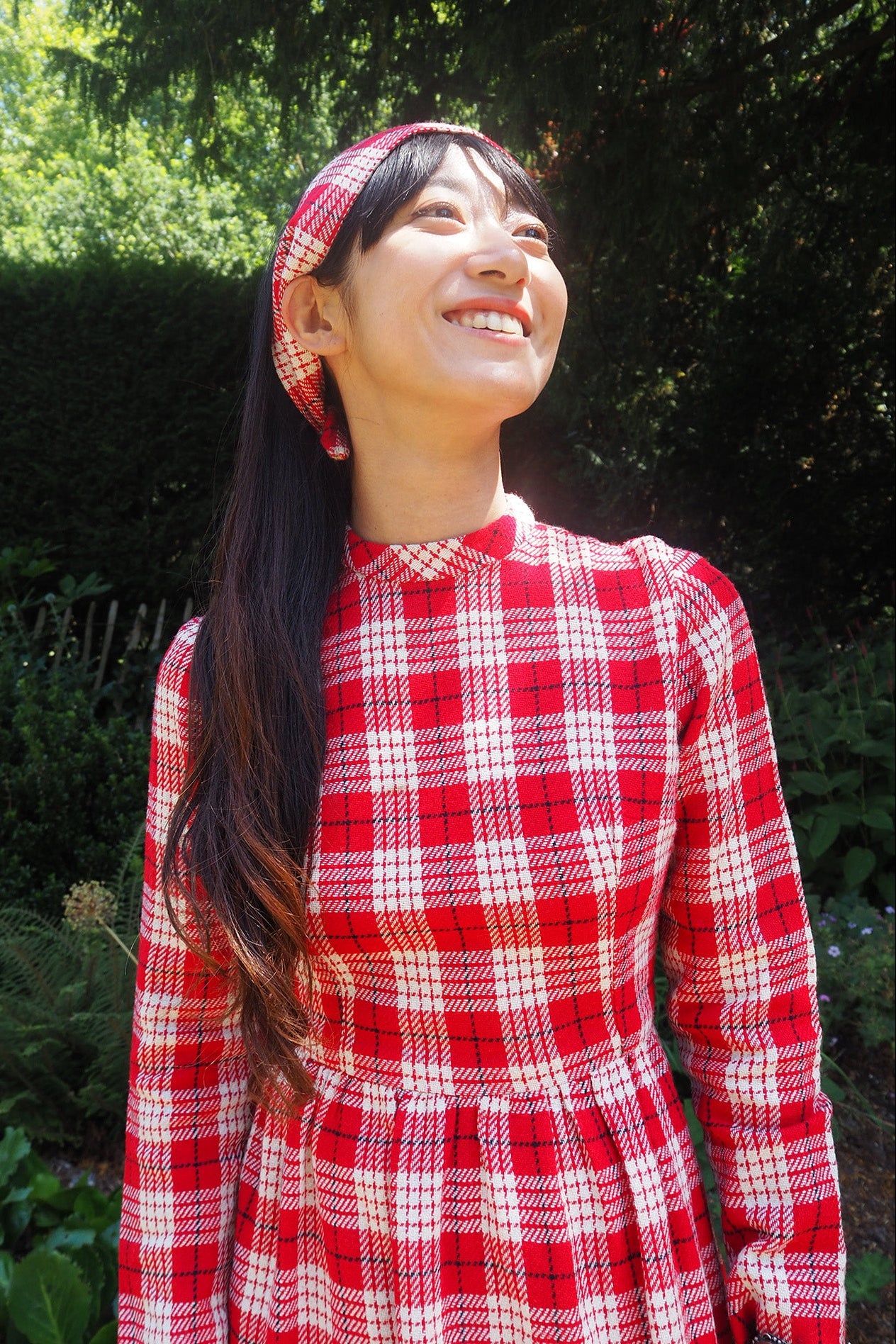 Late 50's Mini Dress Sis NewYork | Mock Neck Puff Shoulder Wool Dress