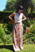 Late 60's/Early 70's Dress London Vintage | Sailor Collar Skipper Maxi