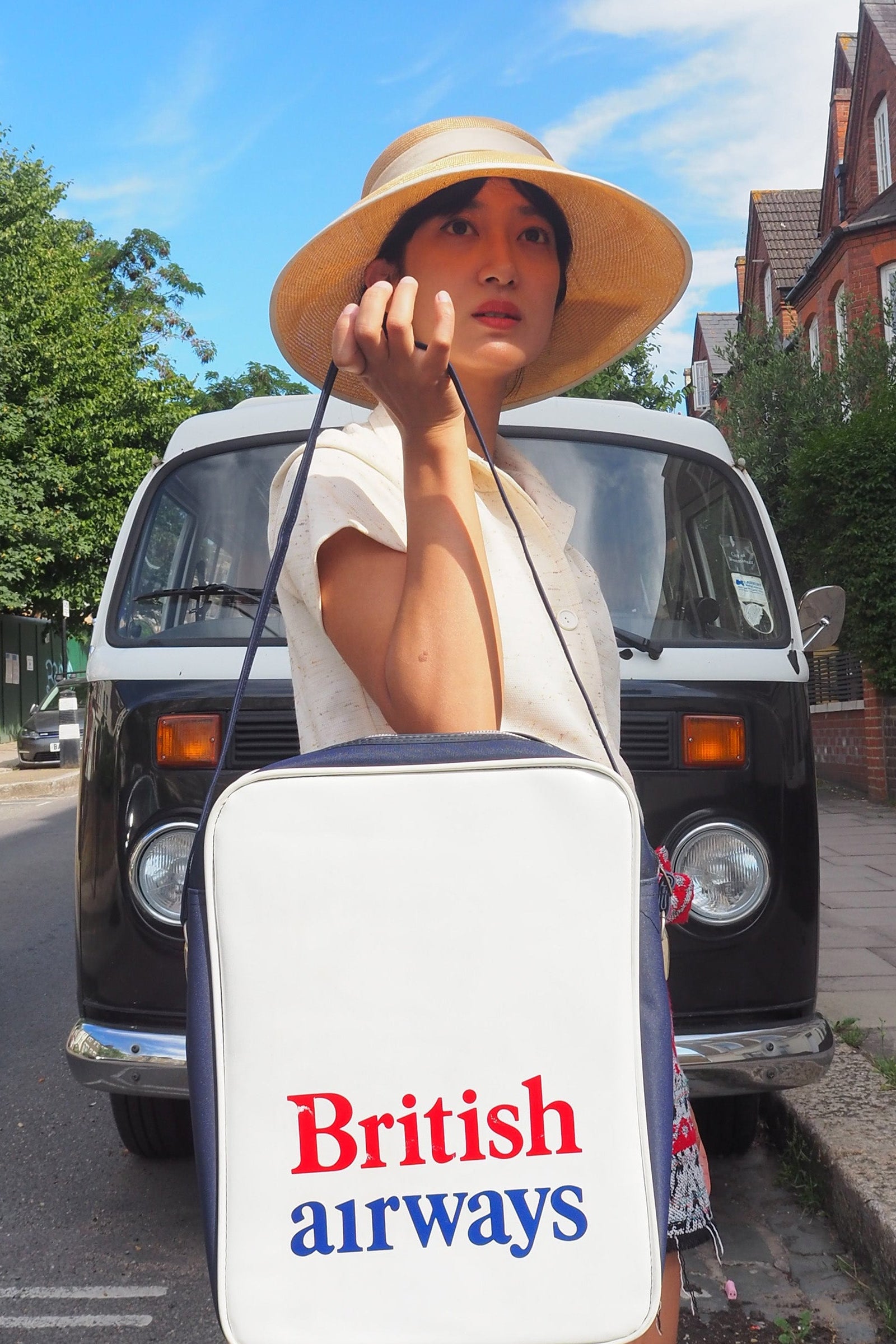 70's British Airways Bag Vintage | Airline Flight Bag Collector's Item