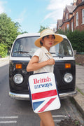 70's British Airways Bag Vintage | Airline Flight Bag Collector's Item