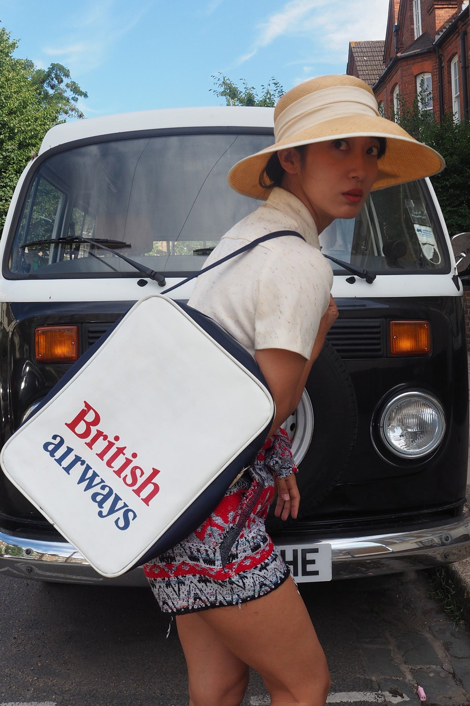 70's British Airways Bag Vintage | Airline Flight Bag Collector's Item
