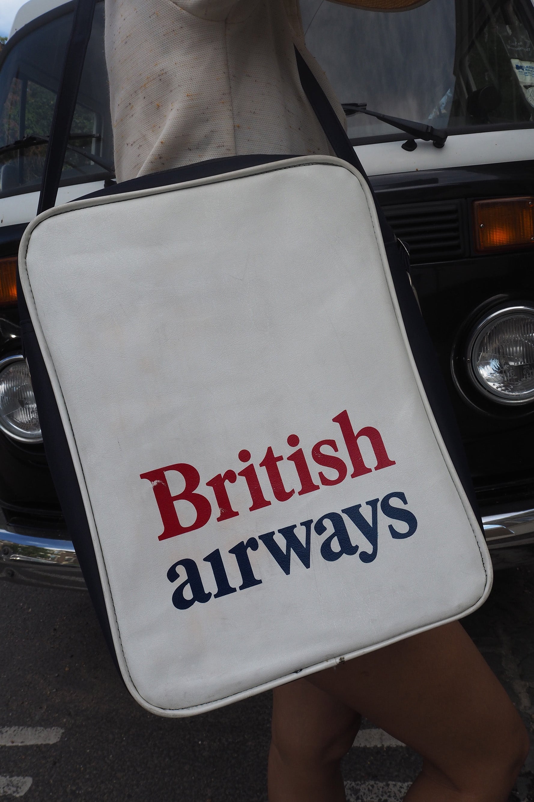 70's British Airways Bag Vintage | Airline Flight Bag Collector's Item
