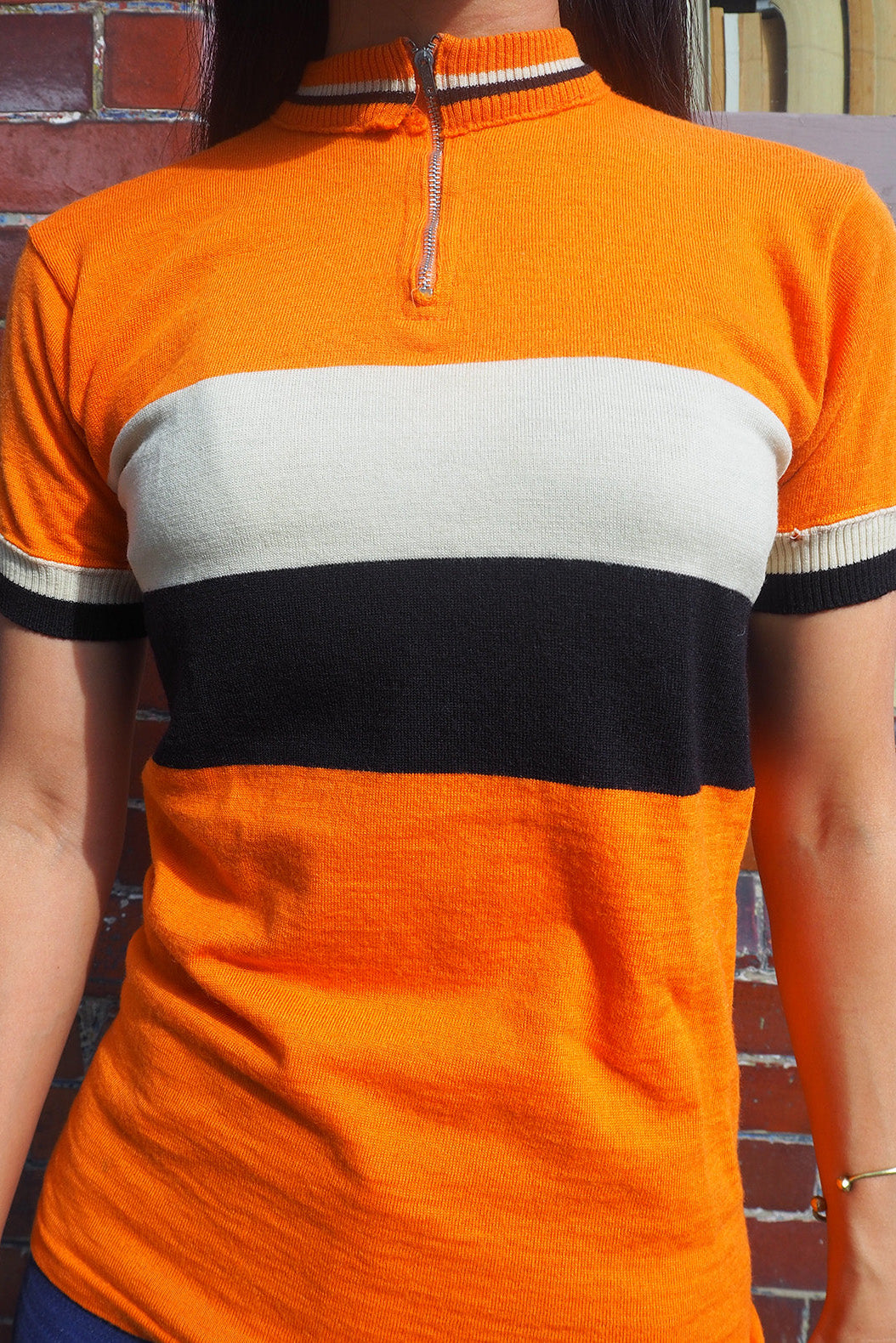 70's Wool Knit Cycling Jersey Sergal Italy | Vintage Bike Shirt