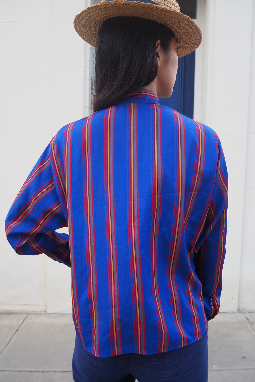 70/80's Shirt College Town London Vintage | 50's Style Pop Elegant Blouse