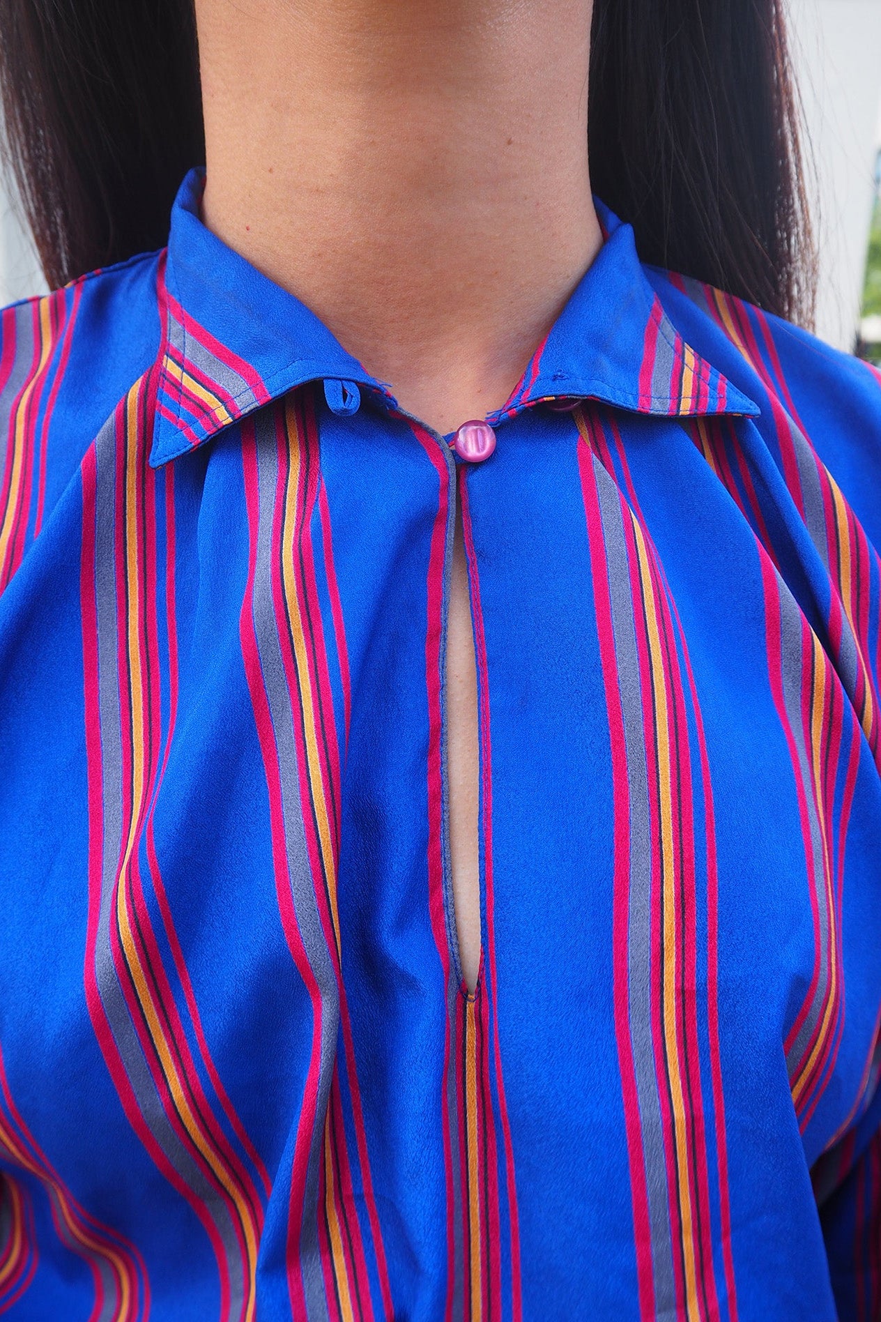70/80's Shirt College Town London Vintage | 50's Style Pop Elegant Blouse