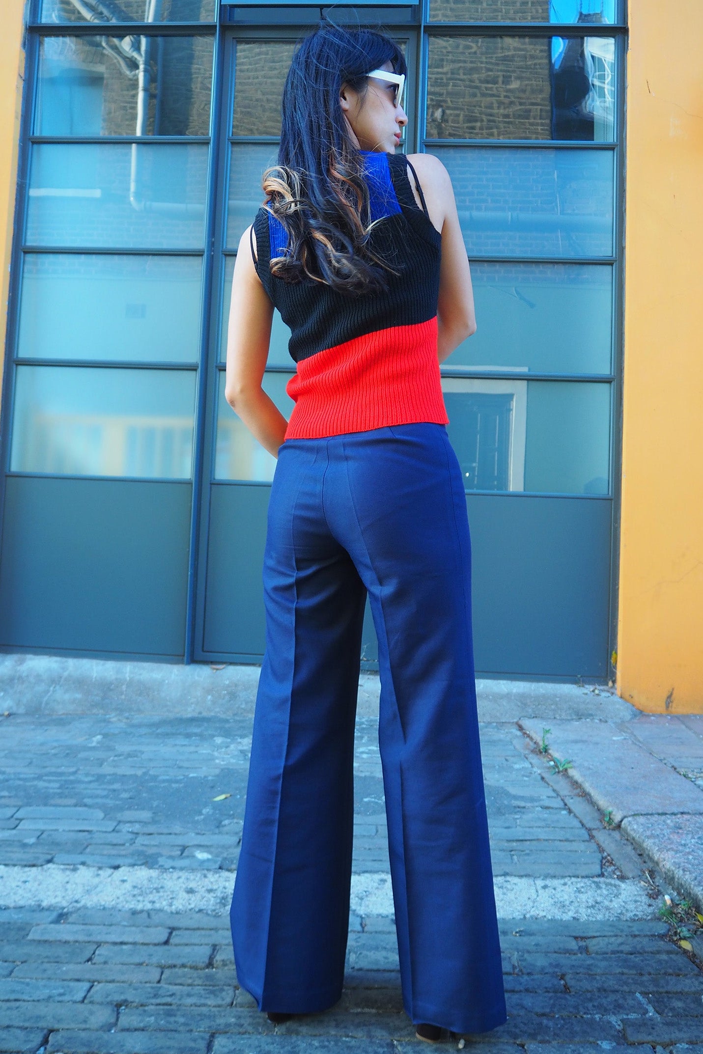 70's Knit Tank Top Benjamin London | Bauhaus Inspired Vintage Vest