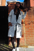 60's White Fake Leather Coat London Vintage | Yé-Yé Girl Style