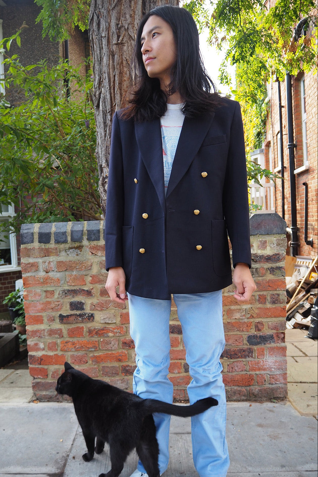 70's St Michael's Double Breasted Jacket UK | Wool Regiment Button Blazer