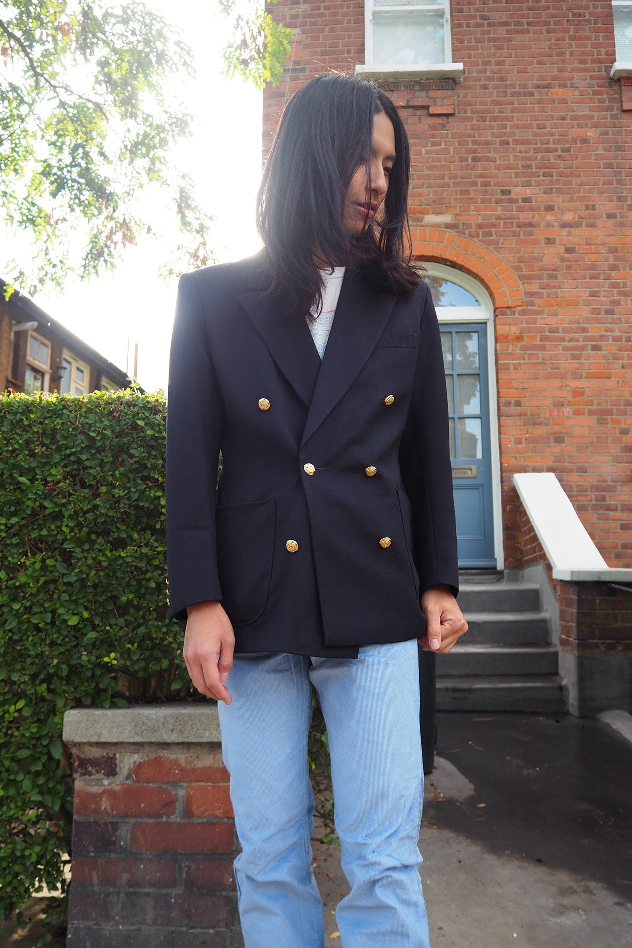 70's St Michael's Double Breasted Jacket UK | Wool Regiment Button Blazer