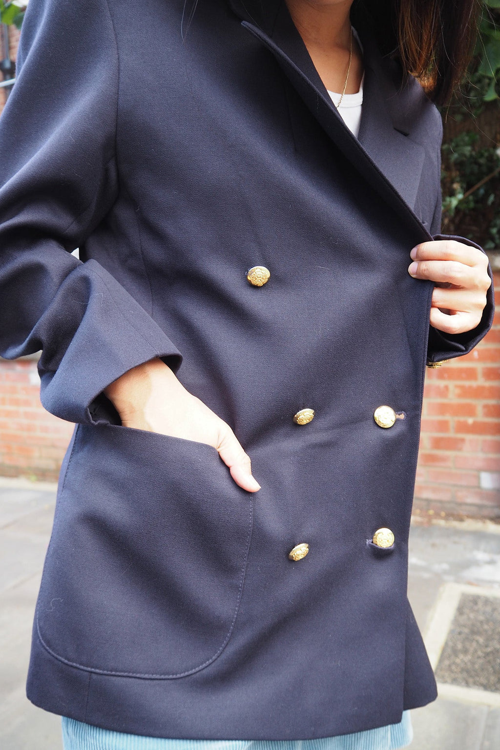 70's St Michael's Double Breasted Jacket UK | Wool Regiment Button Blazer