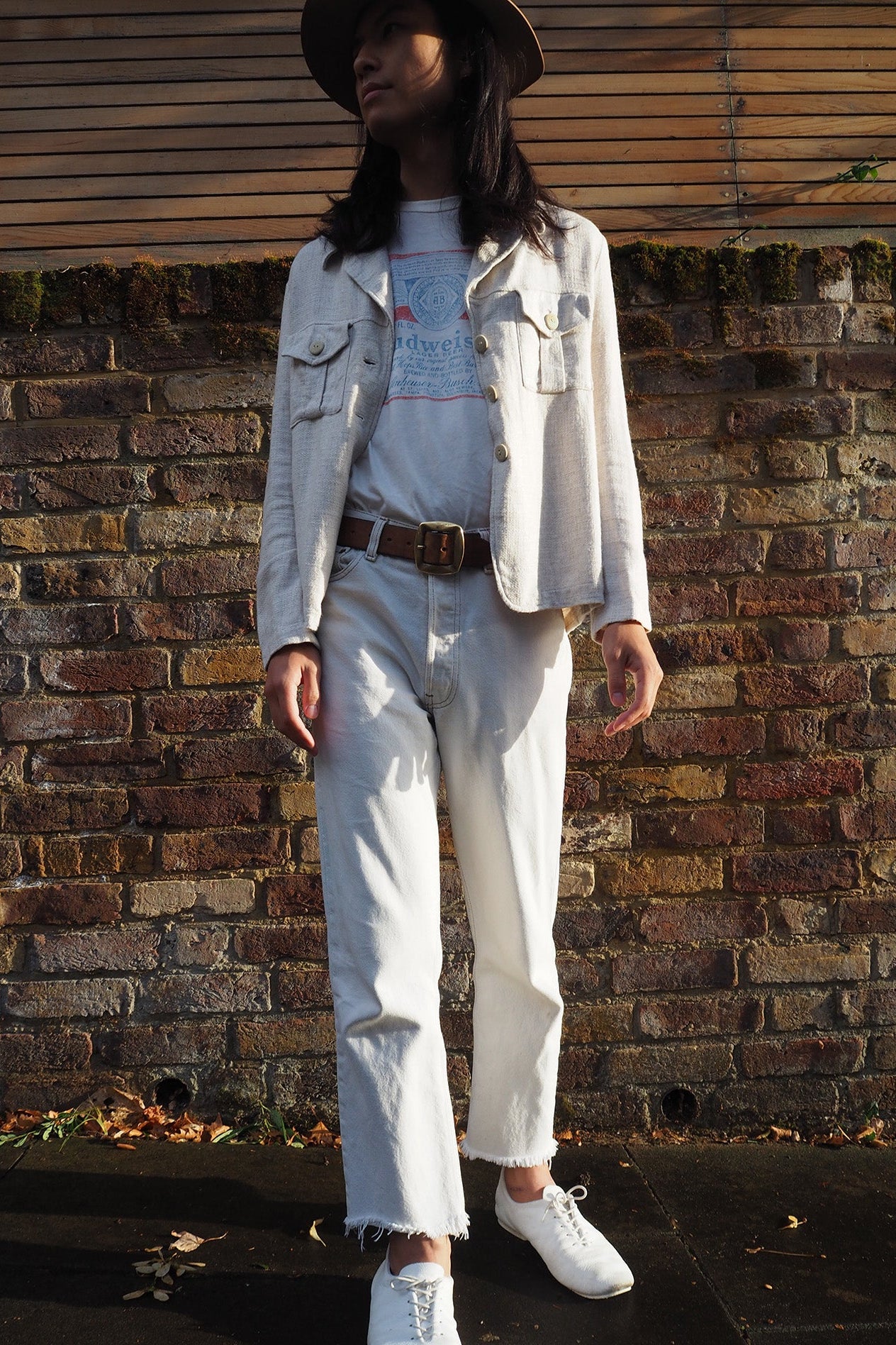 70's Linen Jacket Ester Lane London Vintage | Casual Relaxed Fit