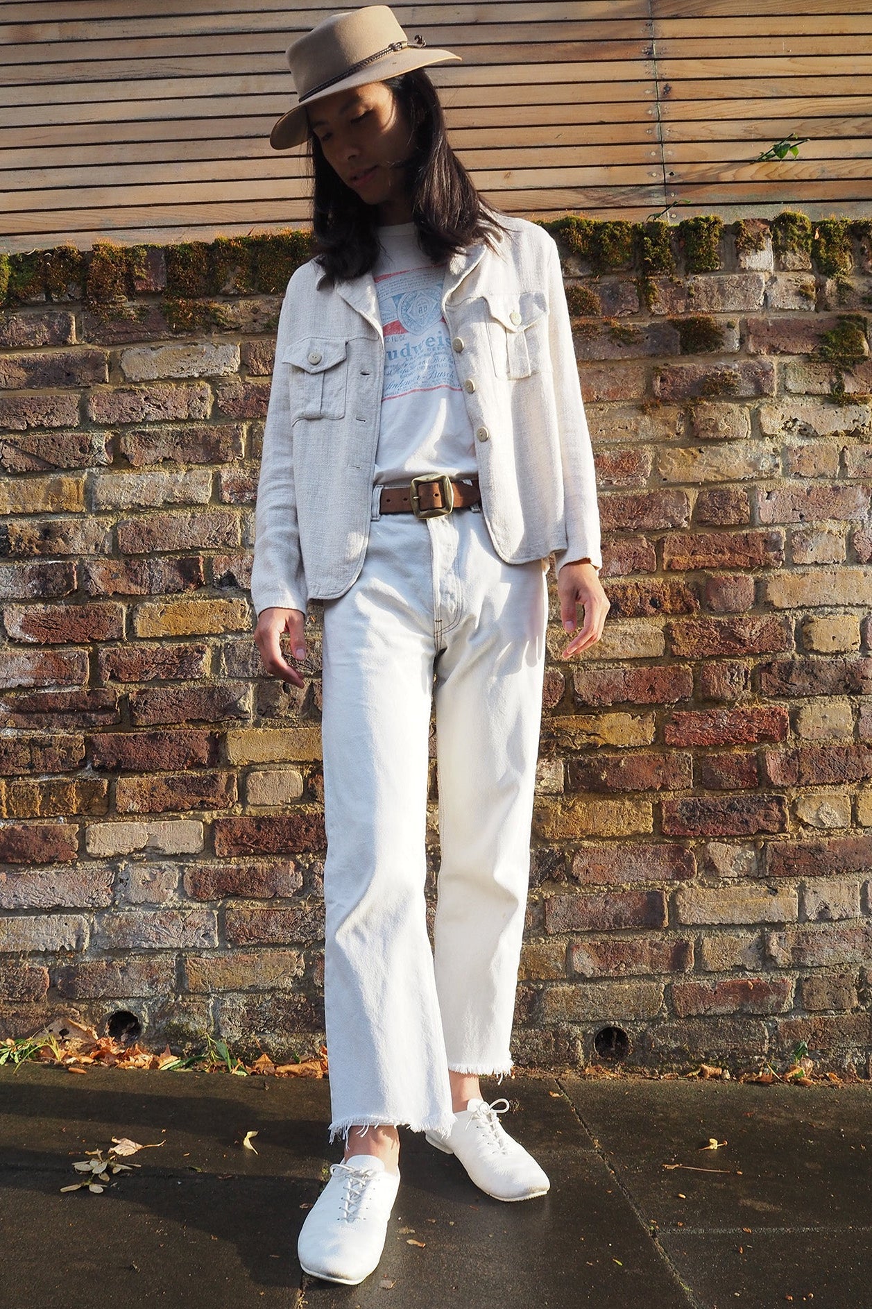 70's Linen Jacket Ester Lane London Vintage | Casual Relaxed Fit