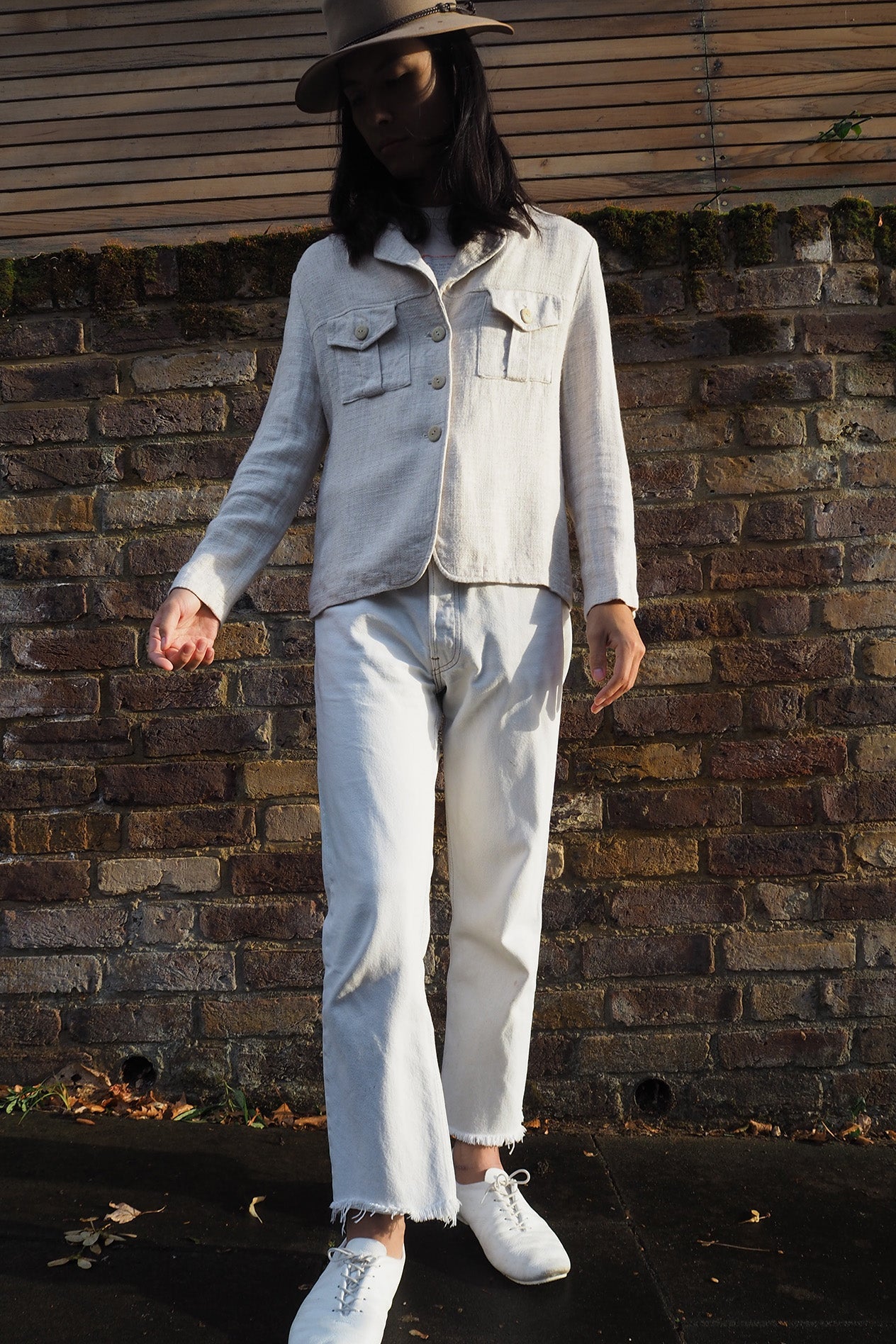 70's Linen Jacket Ester Lane London Vintage | Casual Relaxed Fit