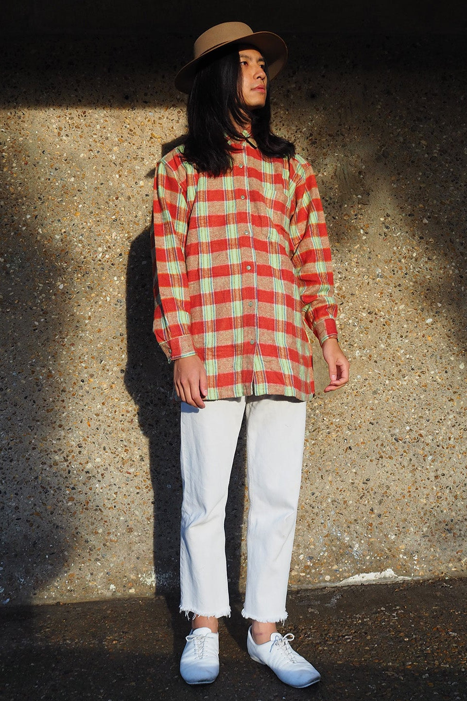 Deadstock Flannel Check Shirt NEW INDIA'S | Vintage Men's Shirt