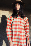 Deadstock Flannel Check Shirt NEW INDIA'S | Vintage Men's Shirt