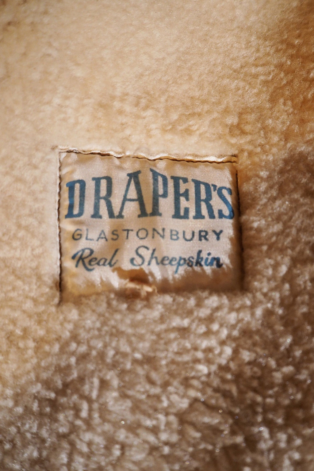 Mouton Coat Drapers Glastonbury | Vintage Sheepskin Coat Men’s