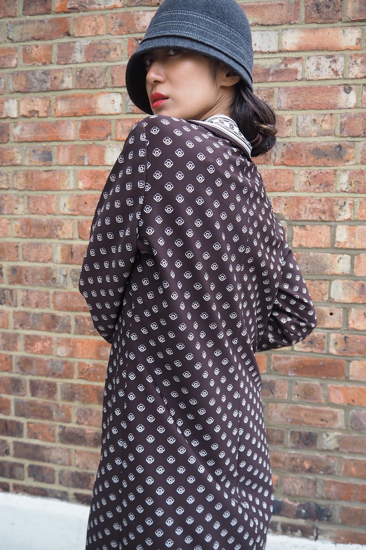 50s style Wool Hat Suzanne Bettley London | Vintage Cloche Hat