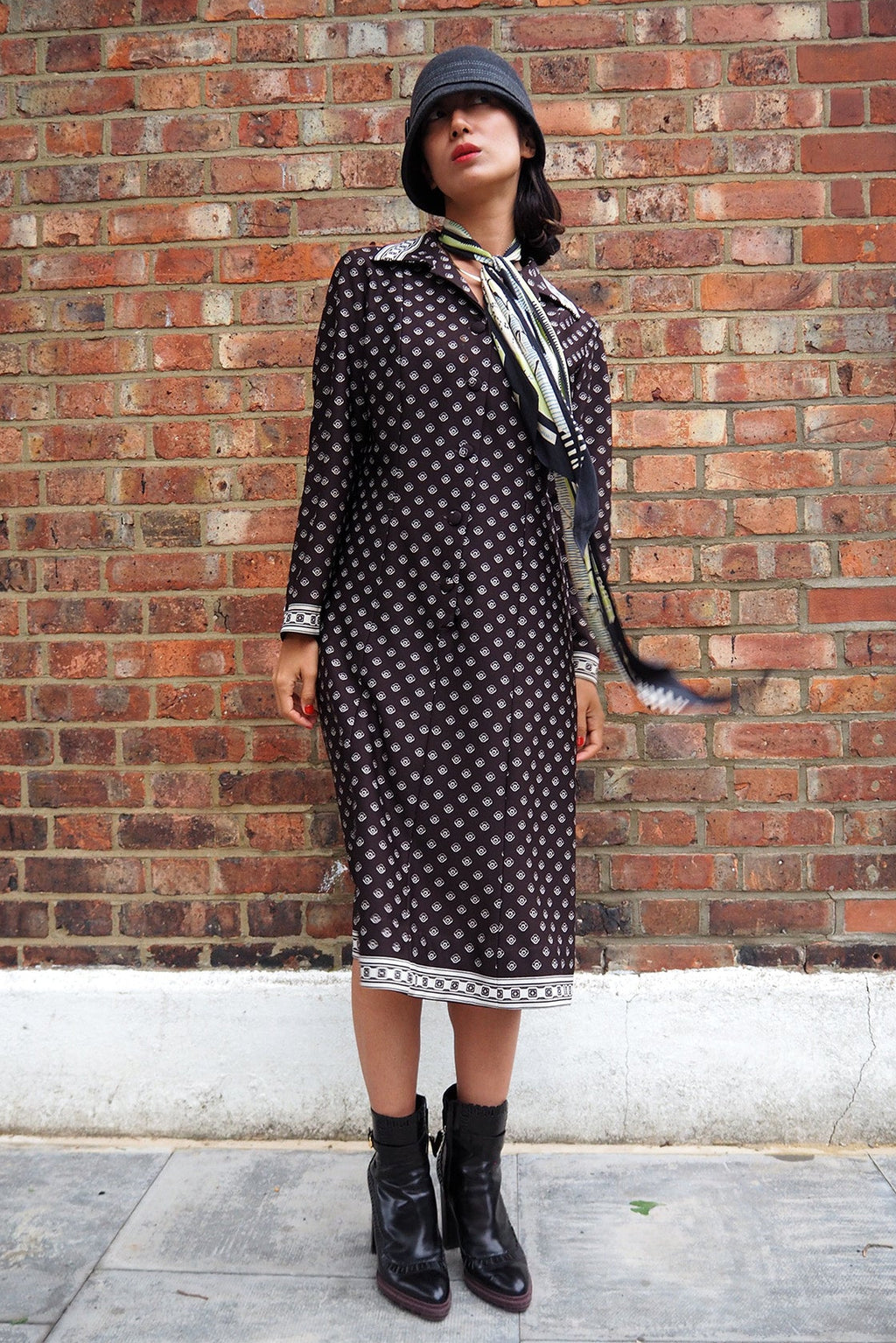 50s style Wool Hat Suzanne Bettley London | Vintage Cloche Hat