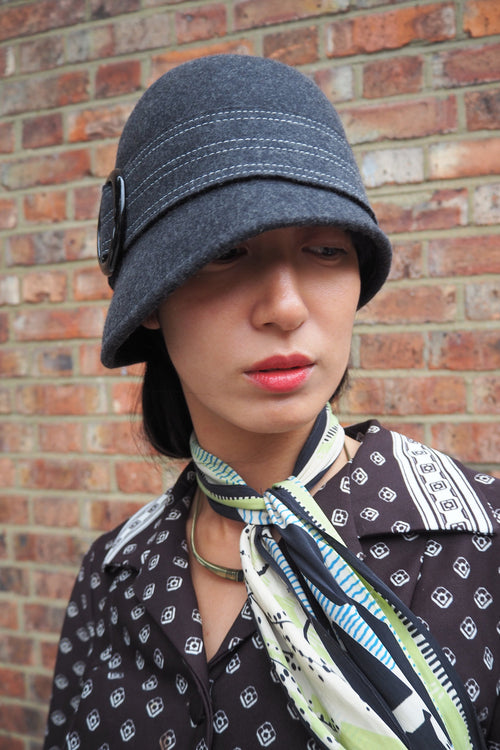 50s style Wool Hat Suzanne Bettley London | Vintage Cloche Hat