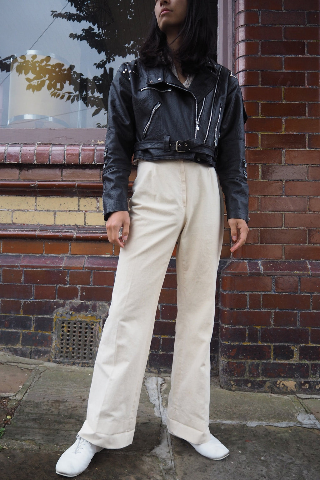 70's White Flare Pants Vintage | Rock Star Style Bell Bottoms