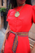 Late 50's dress|Red mini dress