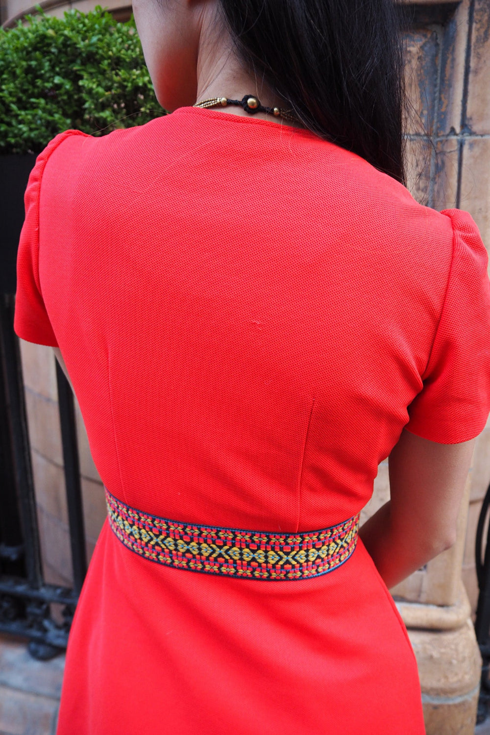 Late 50's dress|Red mini dress
