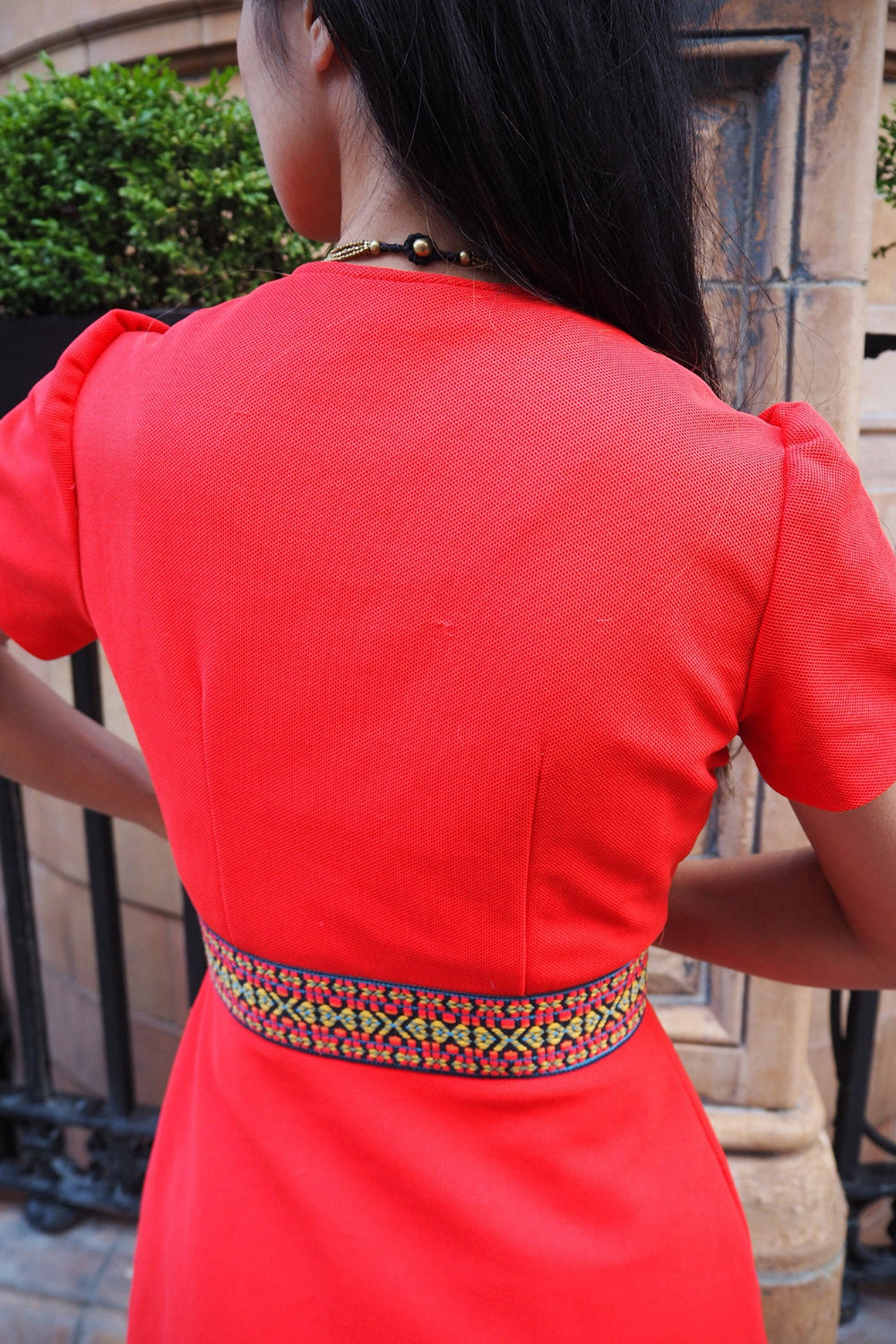 Late 50's dress|Red mini dress