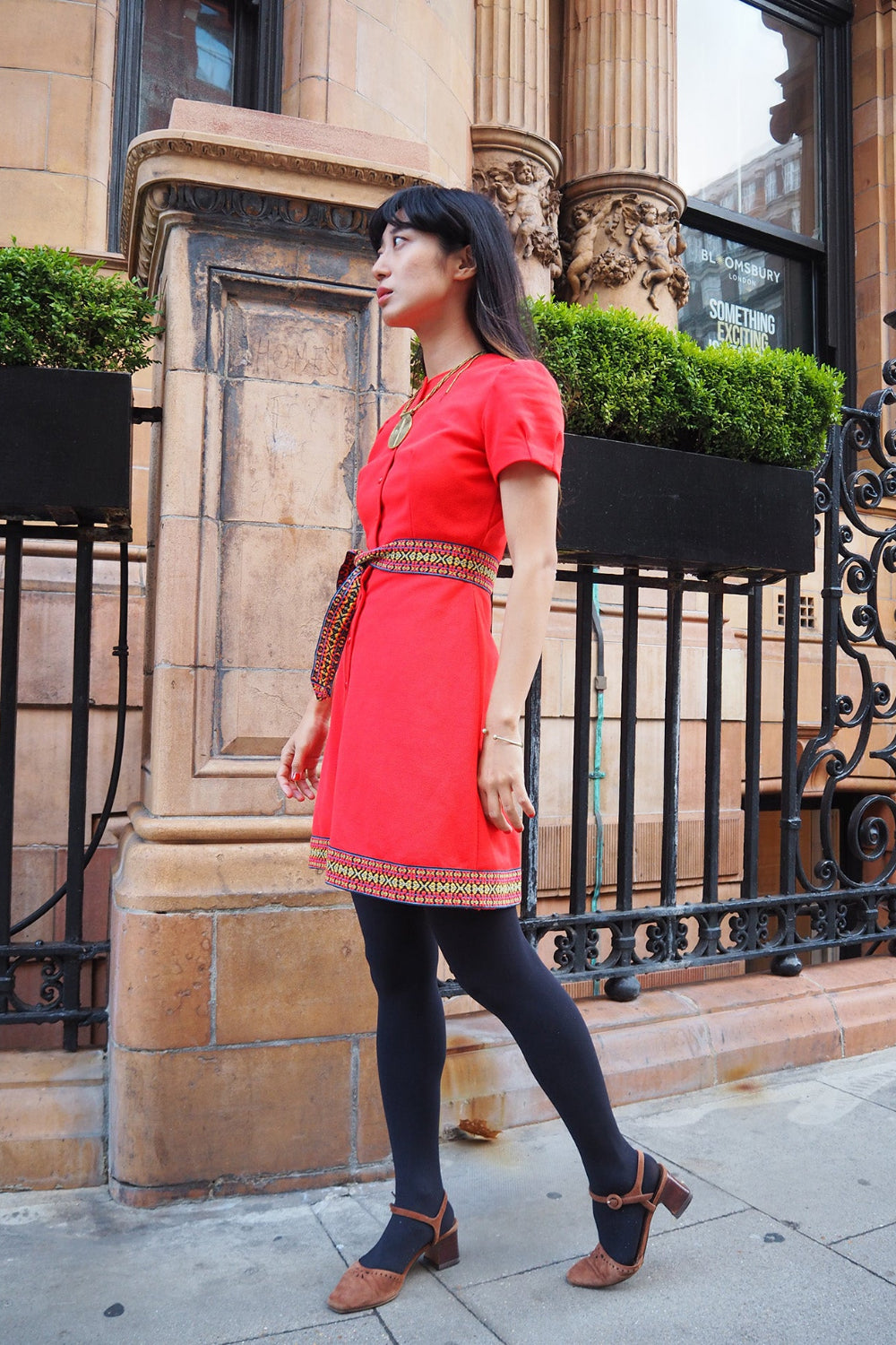 Late 50's dress|Red mini dress
