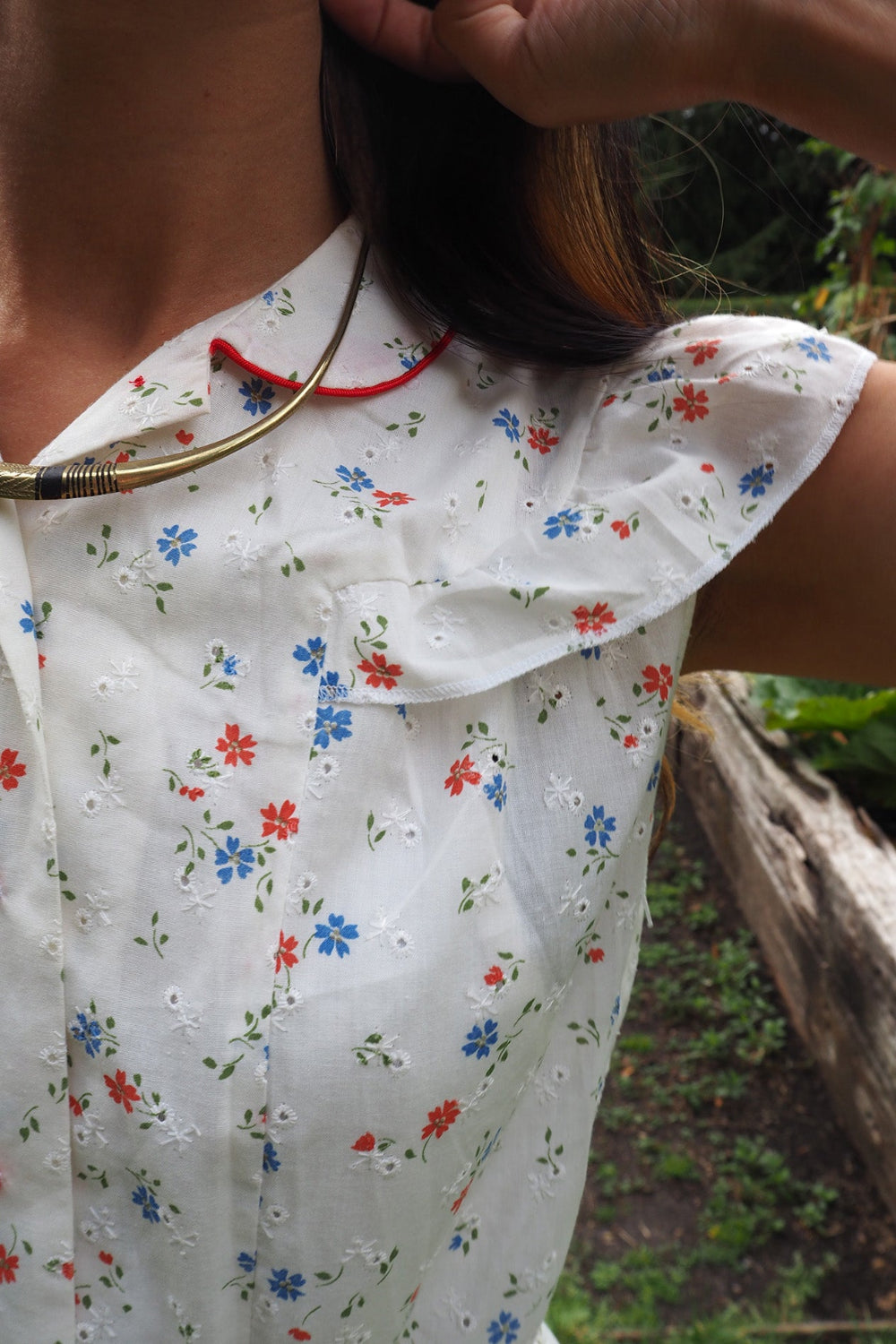 70's Girly ruffle dress