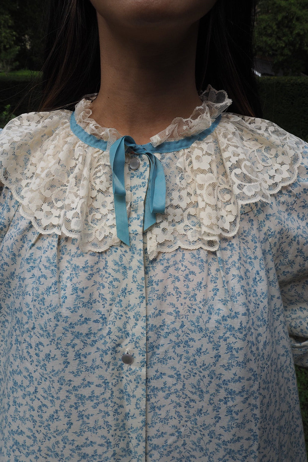 70's Night Gown St.Michael UK | Vintage Lace Dress