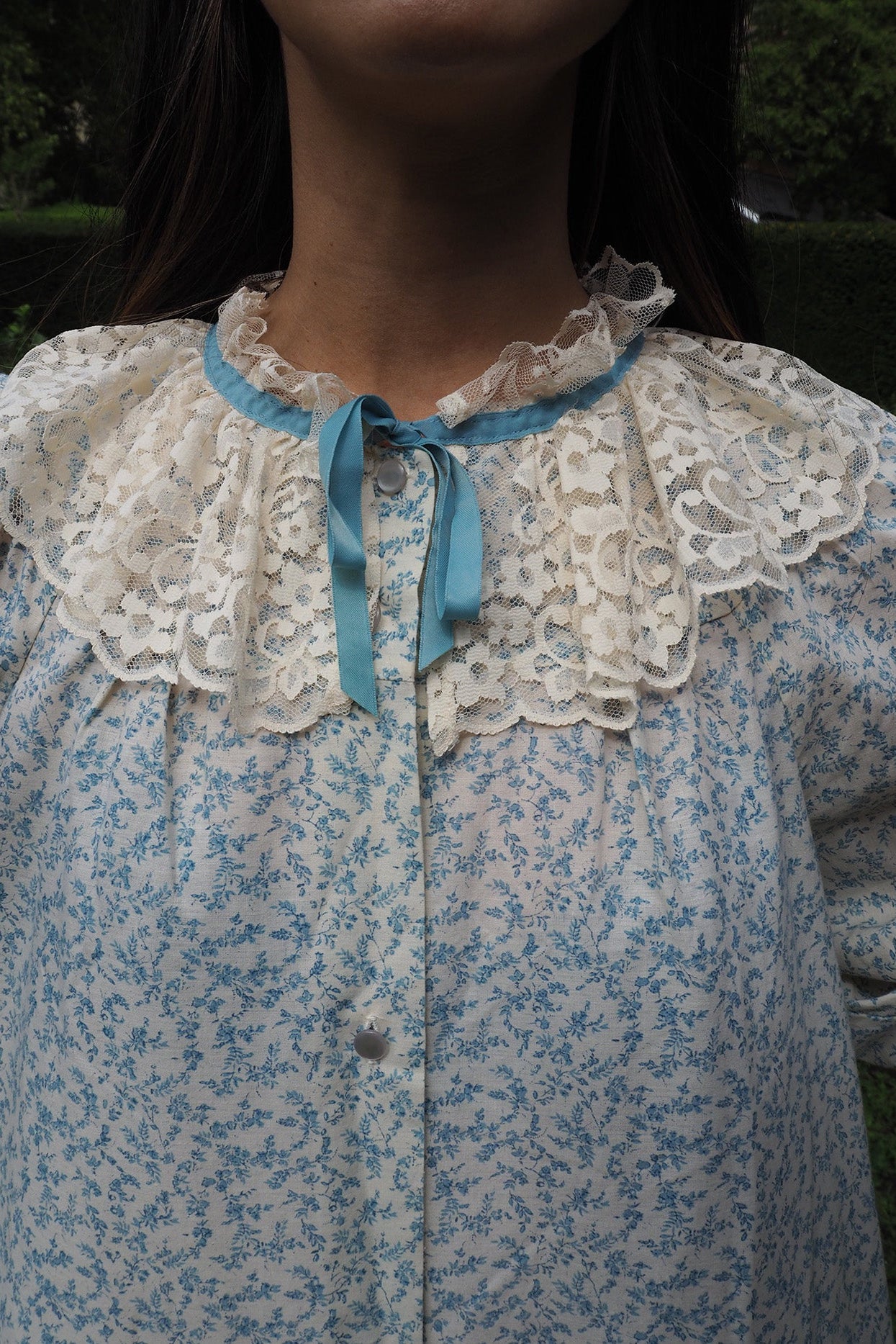 70's Night Gown St.Michael UK | Vintage Lace Dress