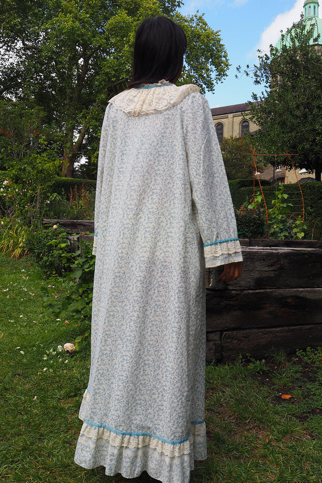 70's Night Gown St.Michael UK | Vintage Lace Dress