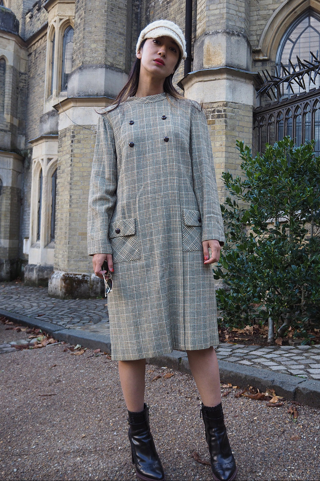 60's Coat Style Dress Kitty Copeland UK | Luxury Wool Vintage Dress