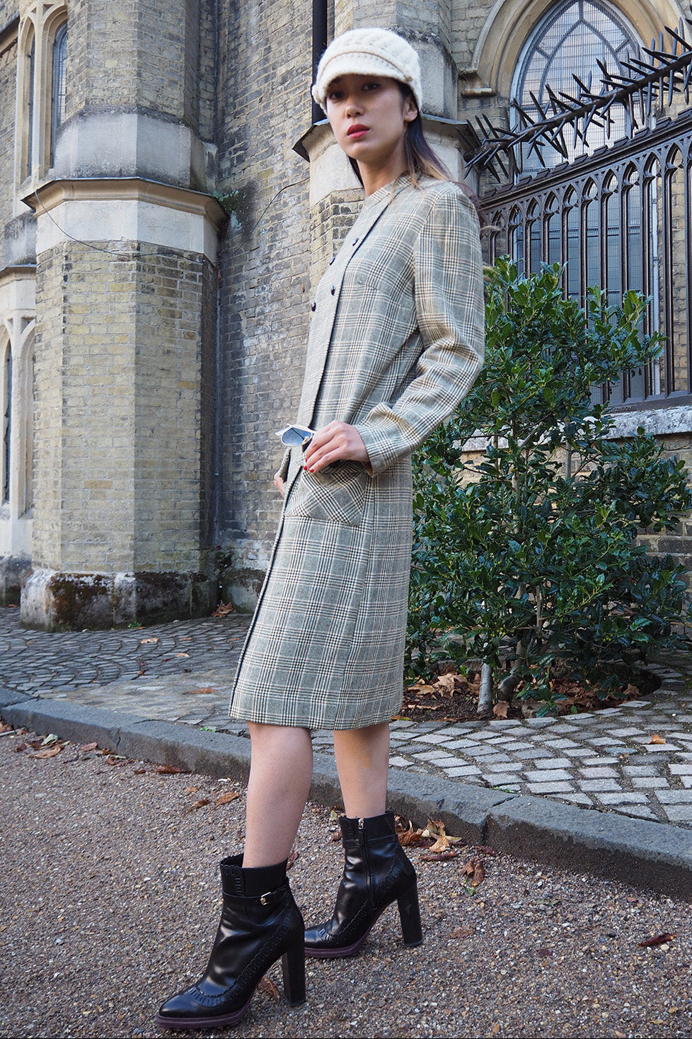60's Coat Style Dress Kitty Copeland UK | Luxury Wool Vintage Dress