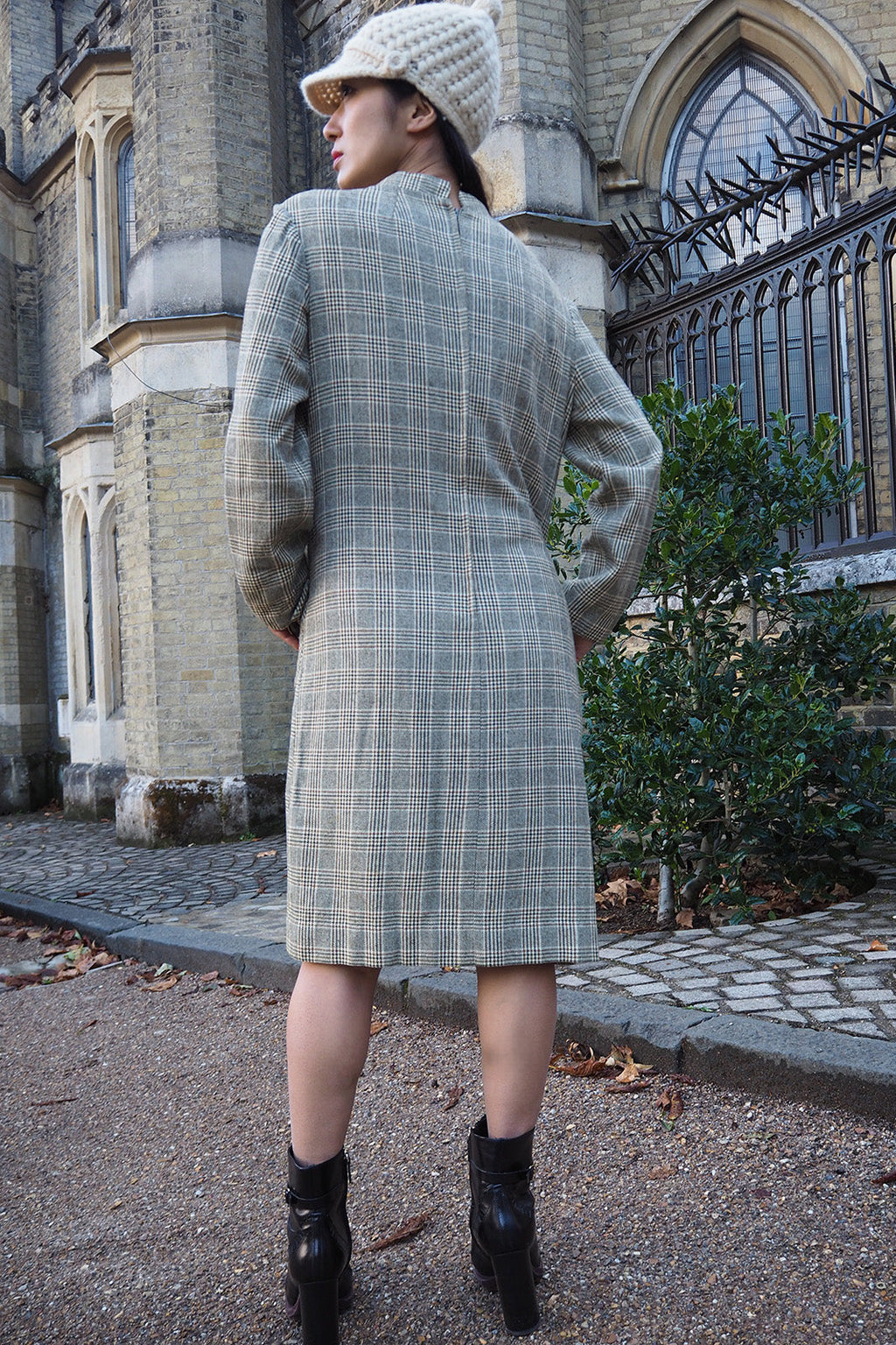 60's Coat Style Dress Kitty Copeland UK | Luxury Wool Vintage Dress