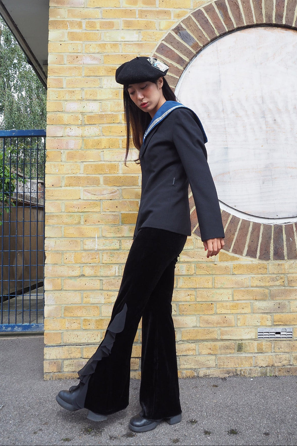 Vintage Sailor Jacket Royal Navy UK | Women's Naval Wool Uniform