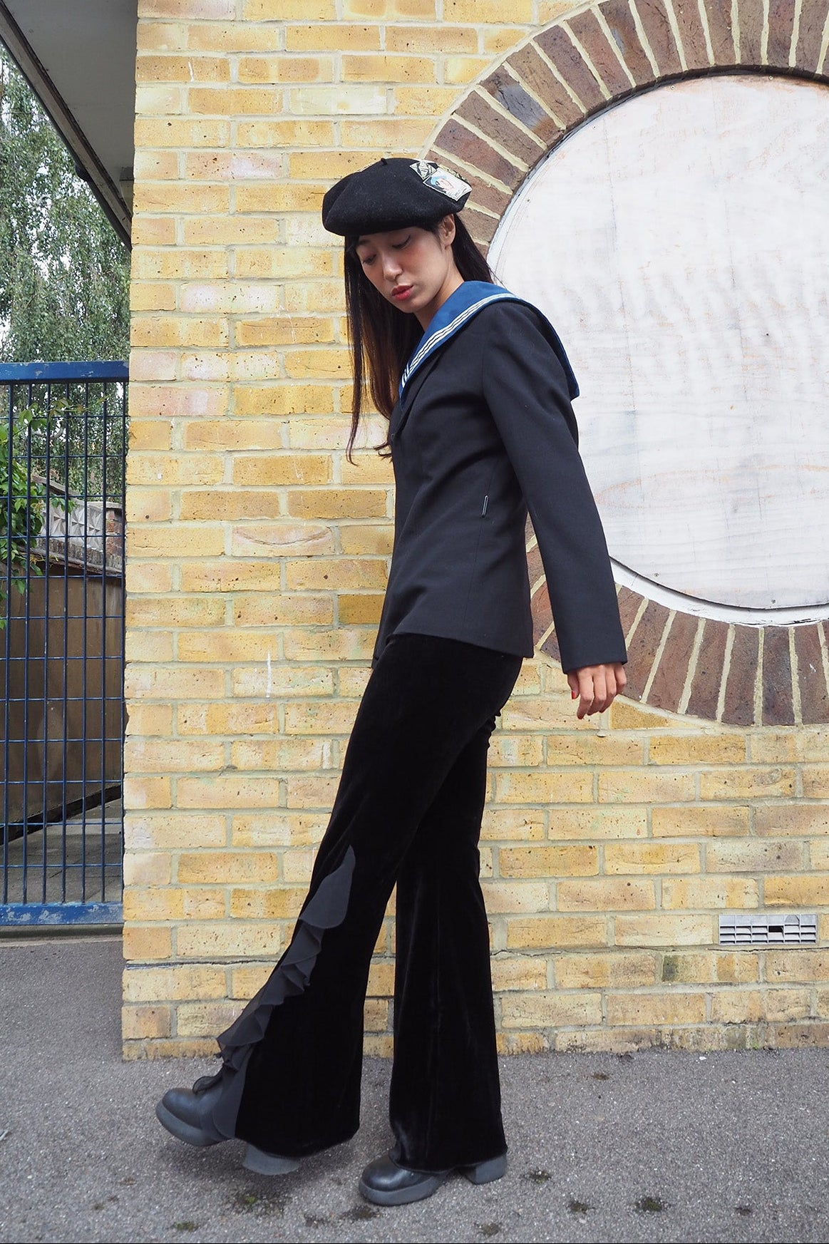 Vintage Sailor Jacket Royal Navy UK | Women's Naval Wool Uniform