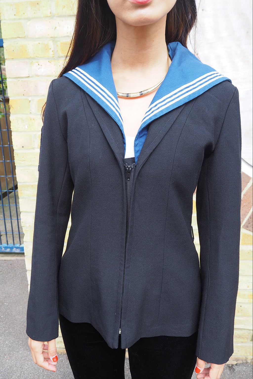 Vintage Sailor Jacket Royal Navy UK | Women's Naval Wool Uniform