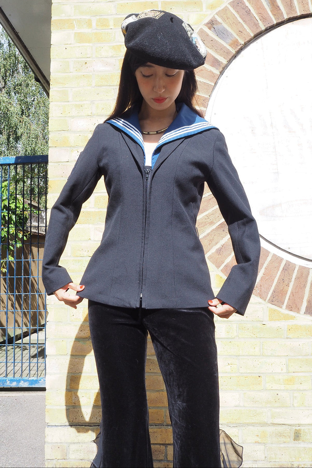 Vintage Sailor Jacket Royal Navy UK | Women's Naval Wool Uniform