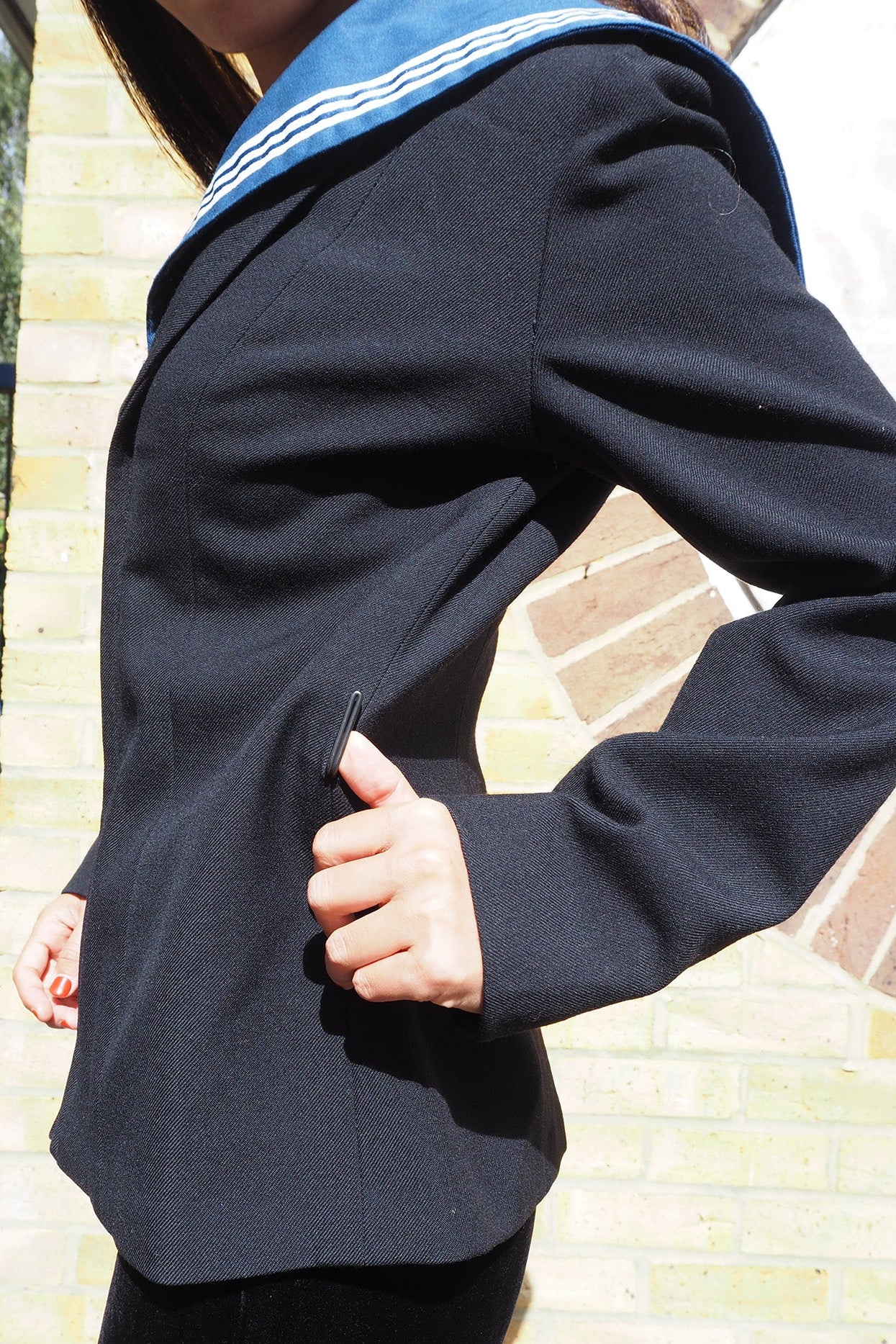 Vintage Sailor Jacket Royal Navy UK | Women's Naval Wool Uniform