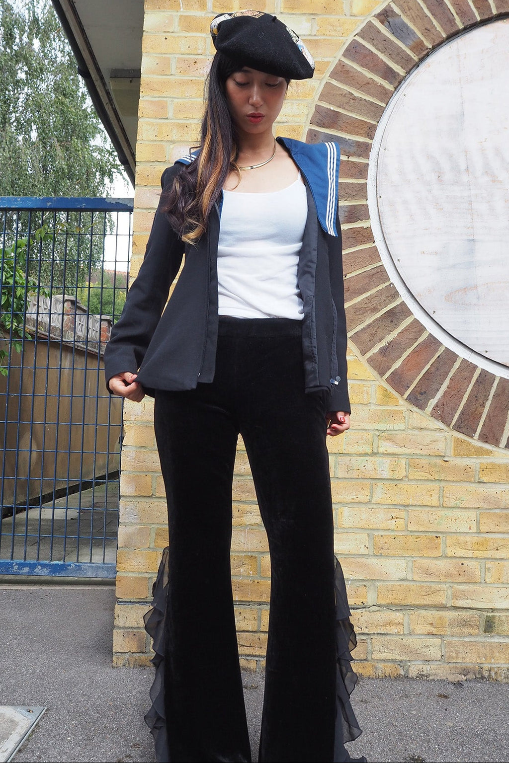 Vintage Sailor Jacket Royal Navy UK | Women's Naval Wool Uniform