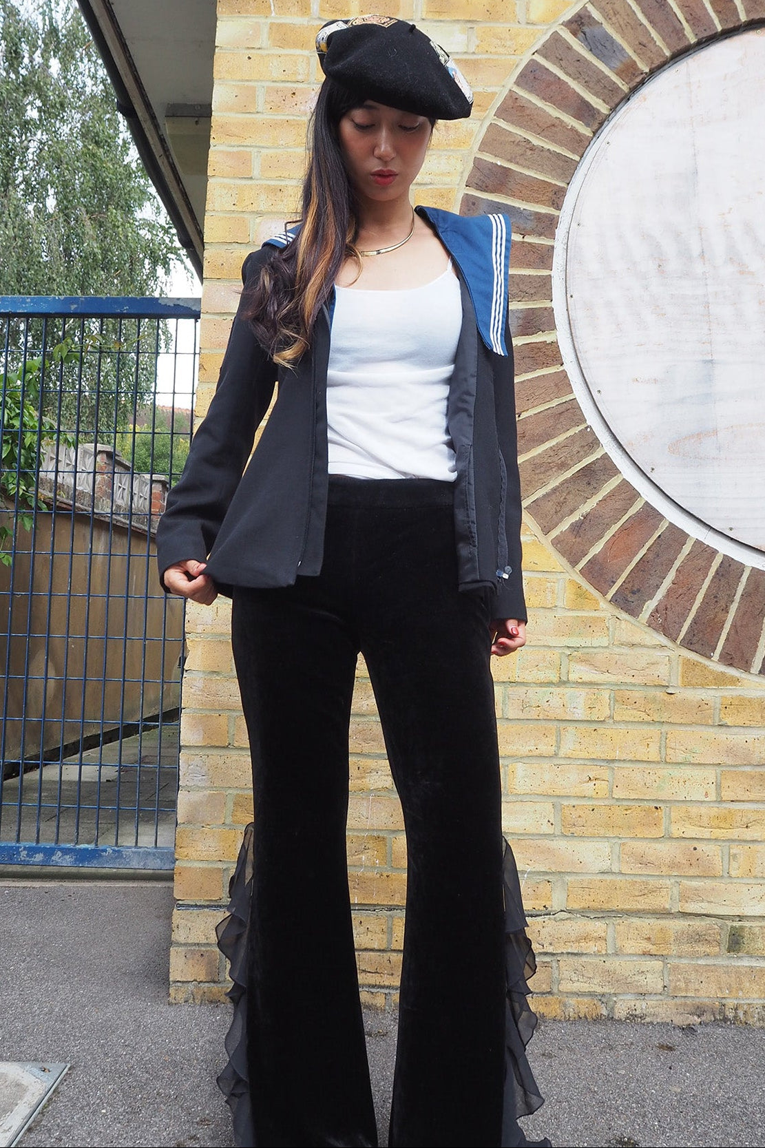 Vintage Sailor Jacket Royal Navy UK | Women's Naval Wool Uniform