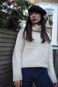 90's Claudia Strater COPINES Chunky Knit | Dutch Vintage High Neck