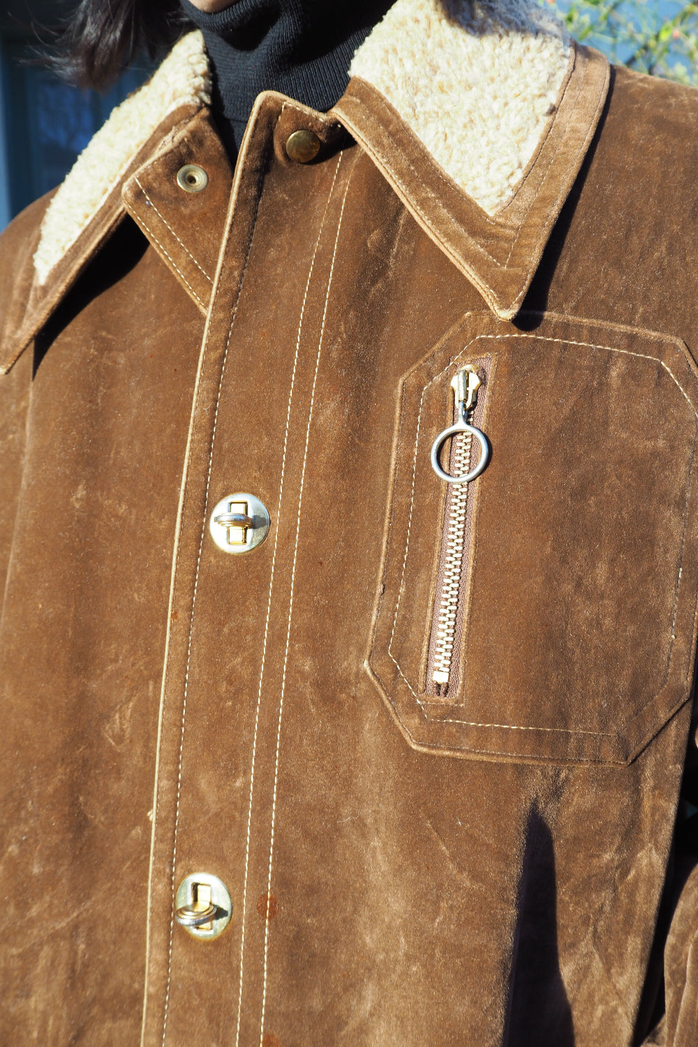 70's London Fog Suede Coat | Shearling Lined Vintage Outerwear