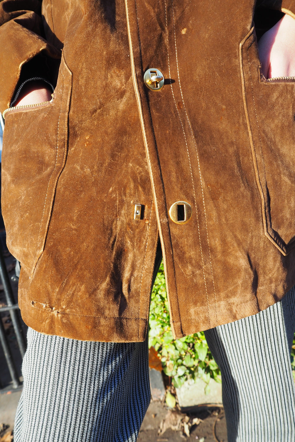 70's London Fog Suede Coat | Shearling Lined Vintage Outerwear